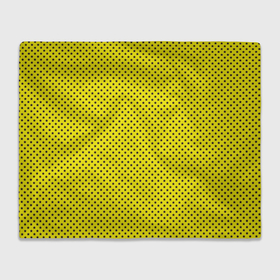 Плед 3D с принтом Лимонный со звёздочками , 100% полиэстер | закругленные углы, все края обработаны. Ткань не мнется и не растягивается | 