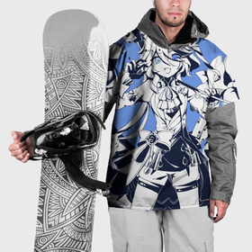 Накидка на куртку 3D с принтом Genshin Impact Furina smiling в Тюмени, 100% полиэстер |  | 