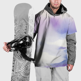 Накидка на куртку 3D с принтом Выпал снег в Тюмени, 100% полиэстер |  | 