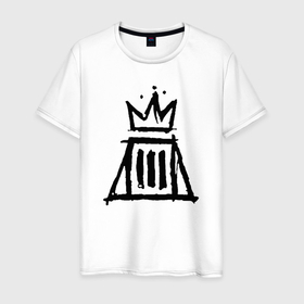 Мужская футболка хлопок с принтом Paramore rock в Санкт-Петербурге, 100% хлопок | прямой крой, круглый вырез горловины, длина до линии бедер, слегка спущенное плечо. | 