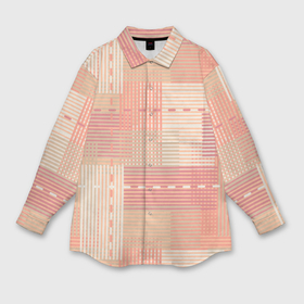 Мужская рубашка oversize 3D с принтом Полосы в цвете 2024 года в Тюмени,  |  | Тематика изображения на принте: 