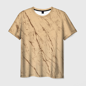 Мужская футболка 3D с принтом Кора дерева текстурная в Новосибирске, 100% полиэфир | прямой крой, круглый вырез горловины, длина до линии бедер | 