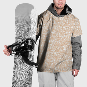 Накидка на куртку 3D с принтом Пятнистый бежевый , 100% полиэстер |  | 