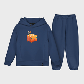 Детский костюм хлопок Oversize с принтом Кот Кубокот в Ухте,  |  | 