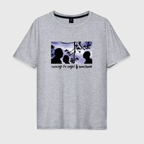 Мужская футболка хлопок Oversize с принтом Depeche Mode   Touring the angels в Курске, 100% хлопок | свободный крой, круглый ворот, “спинка” длиннее передней части | 