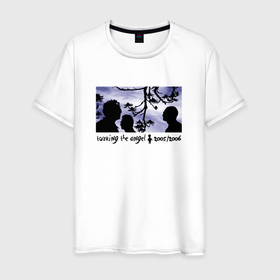 Мужская футболка хлопок с принтом Depeche Mode   Touring the angels в Кировске, 100% хлопок | прямой крой, круглый вырез горловины, длина до линии бедер, слегка спущенное плечо. | Тематика изображения на принте: 