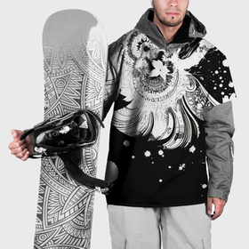 Накидка на куртку 3D с принтом Абстрактная экспрессивная композиция в Белгороде, 100% полиэстер |  | Тематика изображения на принте: 