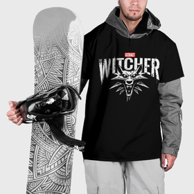 Накидка на куртку 3D с принтом Geralt the Witcher в Санкт-Петербурге, 100% полиэстер |  | Тематика изображения на принте: 