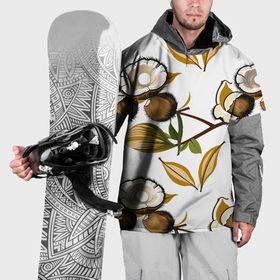 Накидка на куртку 3D с принтом Кокосовый узор в Белгороде, 100% полиэстер |  | Тематика изображения на принте: 