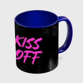 Кружка с полной запечаткой с принтом Kiss off   stop в Санкт-Петербурге, керамика | ёмкость 330 мл | 