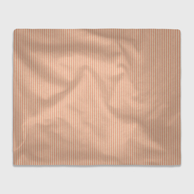 Плед 3D с принтом Бледный персиковый вертикальные полосы в Новосибирске, 100% полиэстер | закругленные углы, все края обработаны. Ткань не мнется и не растягивается | 