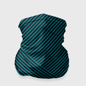 Бандана-труба 3D с принтом Чёрно зелёные тонкие полосы в Кировске, 100% полиэстер, ткань с особыми свойствами — Activecool | плотность 150‒180 г/м2; хорошо тянется, но сохраняет форму | 