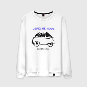 Мужской свитшот хлопок с принтом Depeche Mode   Behind the wheel в Санкт-Петербурге, 100% хлопок |  | Тематика изображения на принте: 