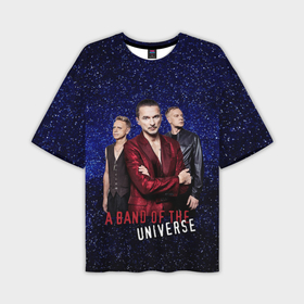 Мужская футболка oversize 3D с принтом Depeche Mode   A universe band в Санкт-Петербурге,  |  | Тематика изображения на принте: 