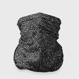 Бандана-труба 3D с принтом Чёрно белый текстурный в Кировске, 100% полиэстер, ткань с особыми свойствами — Activecool | плотность 150‒180 г/м2; хорошо тянется, но сохраняет форму | 
