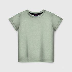 Детская футболка 3D с принтом Однотонный серо зелёный текстура в Курске, 100% гипоаллергенный полиэфир | прямой крой, круглый вырез горловины, длина до линии бедер, чуть спущенное плечо, ткань немного тянется | 