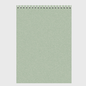 Скетчбук с принтом Однотонный серо зелёный текстура в Санкт-Петербурге, 100% бумага
 | 48 листов, плотность листов — 100 г/м2, плотность картонной обложки — 250 г/м2. Листы скреплены сверху удобной пружинной спиралью | Тематика изображения на принте: 