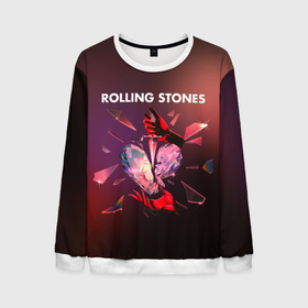Мужской свитшот 3D с принтом Hackney diamonds   Rolling Stones в Екатеринбурге, 100% полиэстер с мягким внутренним слоем | круглый вырез горловины, мягкая резинка на манжетах и поясе, свободная посадка по фигуре | Тематика изображения на принте: 