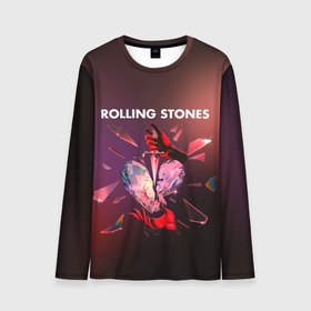 Мужской лонгслив 3D с принтом Hackney diamonds   Rolling Stones , 100% полиэстер | длинные рукава, круглый вырез горловины, полуприлегающий силуэт | Тематика изображения на принте: 