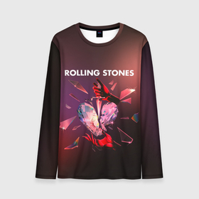 Мужской лонгслив 3D с принтом Hackney diamonds   Rolling Stones в Екатеринбурге, 100% полиэстер | длинные рукава, круглый вырез горловины, полуприлегающий силуэт | Тематика изображения на принте: 