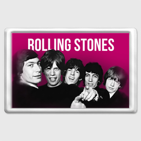 Магнит 45*70 с принтом Rolling Stones   Musicians в Тюмени, Пластик | Размер: 78*52 мм; Размер печати: 70*45 | 