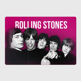 Магнитный плакат 3Х2 с принтом Rolling Stones   Musicians в Тюмени, Полимерный материал с магнитным слоем | 6 деталей размером 9*9 см | 