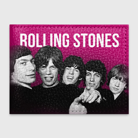 Обложка для студенческого билета с принтом Rolling Stones   Musicians в Петрозаводске, натуральная кожа | Размер: 11*8 см; Печать на всей внешней стороне | Тематика изображения на принте: 