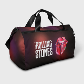 Сумка спортивная 3D с принтом Logo   The Rolling Stones ,  |  | 