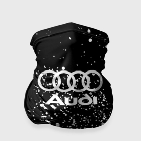 Бандана-труба 3D с принтом Audi белая краска авто спорт в Санкт-Петербурге, 100% полиэстер, ткань с особыми свойствами — Activecool | плотность 150‒180 г/м2; хорошо тянется, но сохраняет форму | 