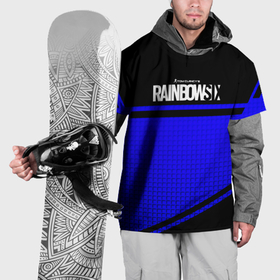 Накидка на куртку 3D с принтом Tom Clancys rainbow six geometry , 100% полиэстер |  | 