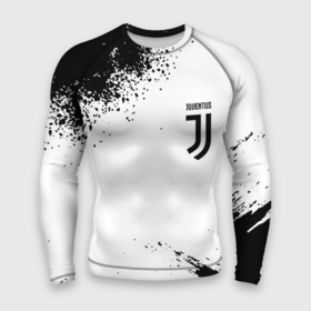 Мужской рашгард 3D с принтом Juventus sport color black ,  |  | Тематика изображения на принте: 