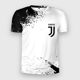 Мужская футболка 3D Slim с принтом Juventus sport color black , 100% полиэстер с улучшенными характеристиками | приталенный силуэт, круглая горловина, широкие плечи, сужается к линии бедра | Тематика изображения на принте: 