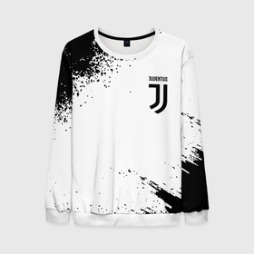 Мужской свитшот 3D с принтом Juventus sport color black , 100% полиэстер с мягким внутренним слоем | круглый вырез горловины, мягкая резинка на манжетах и поясе, свободная посадка по фигуре | Тематика изображения на принте: 
