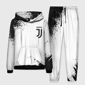 Мужской костюм с толстовкой 3D с принтом Juventus sport color black ,  |  | Тематика изображения на принте: 