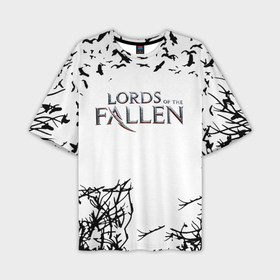 Мужская футболка oversize 3D с принтом Lords of the Fallen dark rpg в Екатеринбурге,  |  | Тематика изображения на принте: 