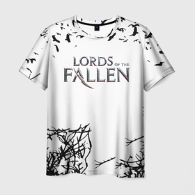 Мужская футболка 3D с принтом Lords of the Fallen dark rpg в Санкт-Петербурге, 100% полиэфир | прямой крой, круглый вырез горловины, длина до линии бедер | 