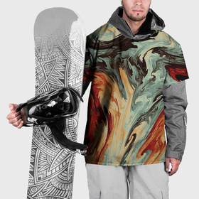 Накидка на куртку 3D с принтом Песчаные волны в Белгороде, 100% полиэстер |  | Тематика изображения на принте: 