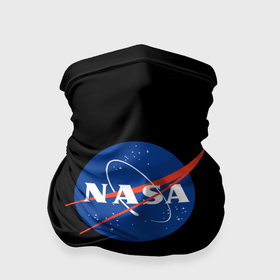 Бандана-труба 3D с принтом NASA logo space , 100% полиэстер, ткань с особыми свойствами — Activecool | плотность 150‒180 г/м2; хорошо тянется, но сохраняет форму | 