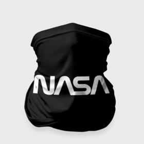 Бандана-труба 3D с принтом NASA space logo в Новосибирске, 100% полиэстер, ткань с особыми свойствами — Activecool | плотность 150‒180 г/м2; хорошо тянется, но сохраняет форму | 