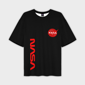 Мужская футболка oversize 3D с принтом NASA космос в Тюмени,  |  | 