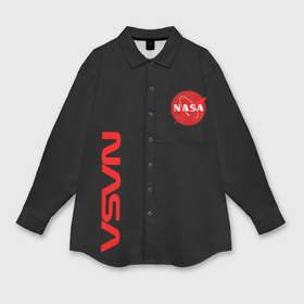 Мужская рубашка oversize 3D с принтом NASA космос в Санкт-Петербурге,  |  | 