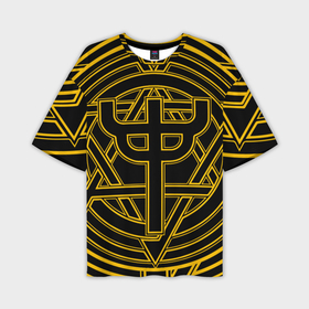 Мужская футболка oversize 3D с принтом Invincible Shield icon   Judas Priest в Кировске,  |  | 