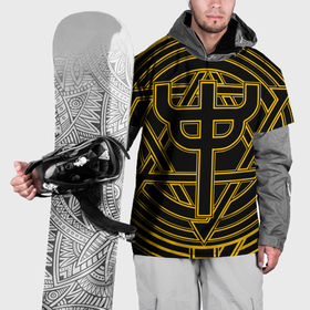 Накидка на куртку 3D с принтом Invincible Shield icon   Judas Priest в Кировске, 100% полиэстер |  | Тематика изображения на принте: 