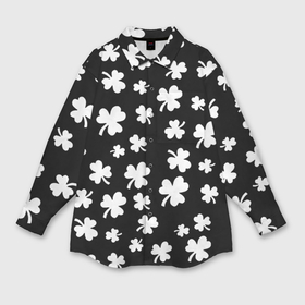 Мужская рубашка oversize 3D с принтом Black clover pattern anime ,  |  | 