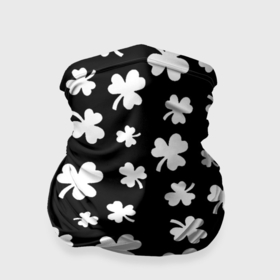 Бандана-труба 3D с принтом Black clover pattern anime в Новосибирске, 100% полиэстер, ткань с особыми свойствами — Activecool | плотность 150‒180 г/м2; хорошо тянется, но сохраняет форму | 
