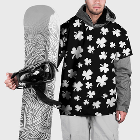 Накидка на куртку 3D с принтом Black clover pattern anime в Кировске, 100% полиэстер |  | Тематика изображения на принте: 