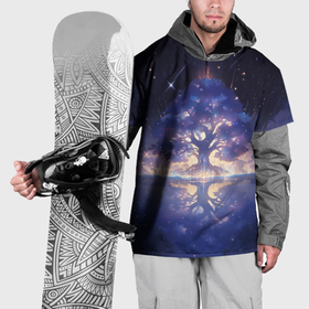 Накидка на куртку 3D с принтом Начало нового   дерево жизни в Кировске, 100% полиэстер |  | Тематика изображения на принте: 