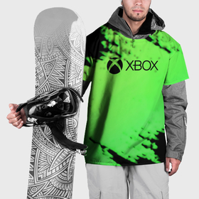 Накидка на куртку 3D с принтом Xbox game pass краски в Смоленске, 100% полиэстер |  | 