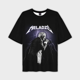 Мужская футболка oversize 3D с принтом Meladze   Metallica в Новосибирске,  |  | 
