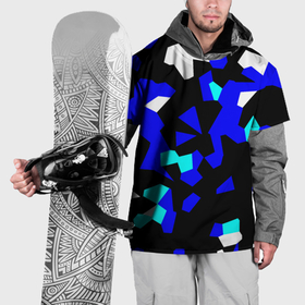 Накидка на куртку 3D с принтом Абстрактные геометрические фигурки в Тюмени, 100% полиэстер |  | Тематика изображения на принте: 